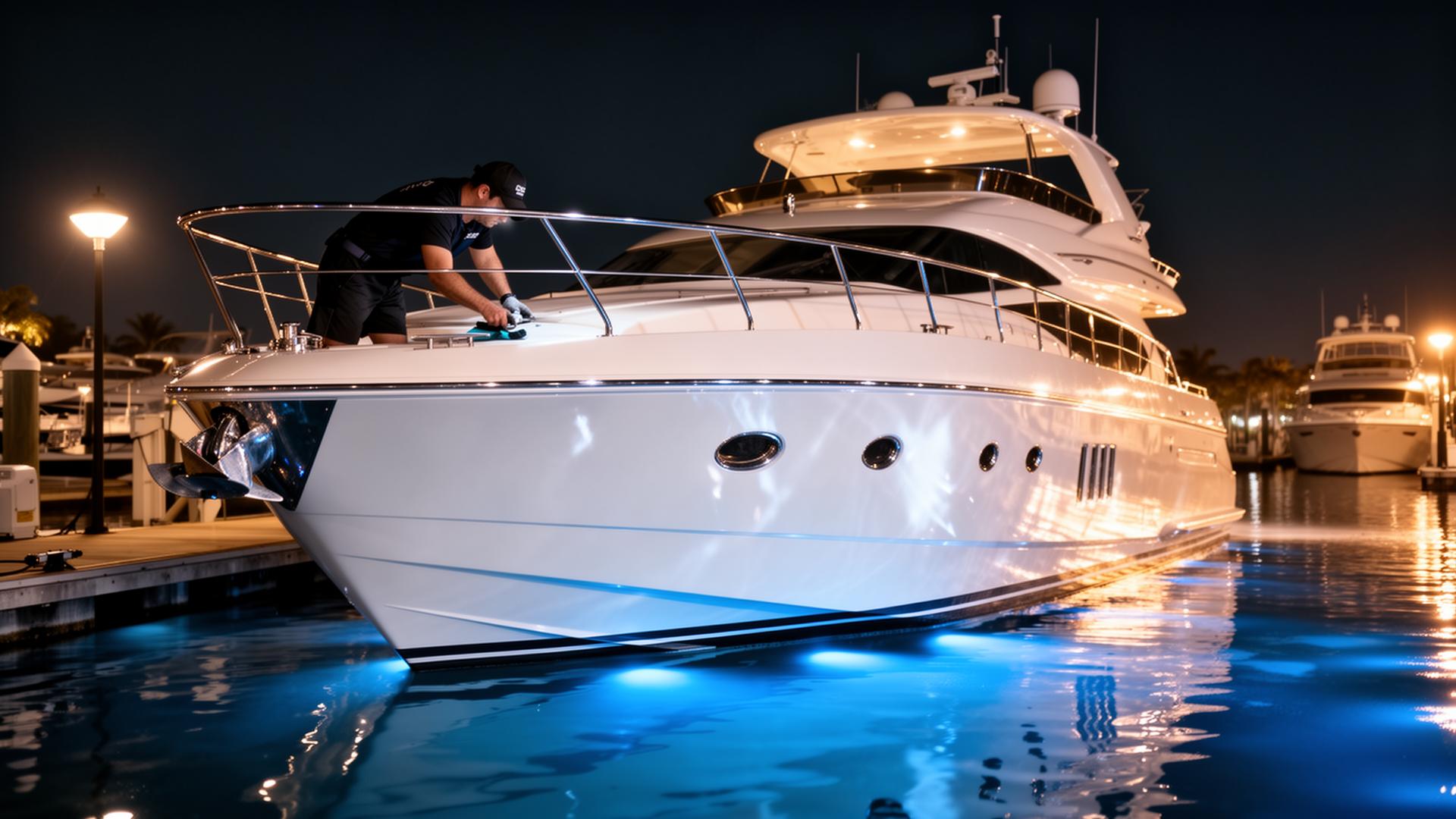 Professional marine detailing service by Elite Auto Designs in DMV area